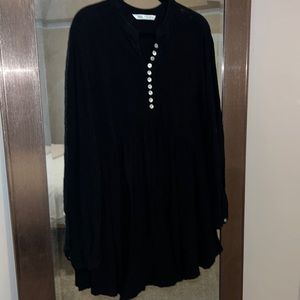 Zara black mini dress! Only worn once! ✨